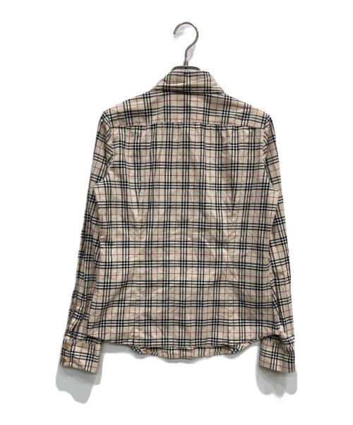 BURBERRY LONDON（バーバリーロンドン）BURBERRY LONDON (バーバリーロンドン) ノヴァチェックシャツ ベージュ サイズ:Mの古着・服飾アイテム