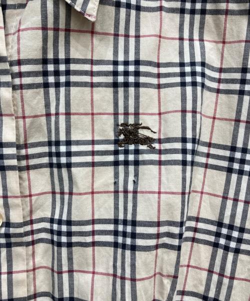 BURBERRY LONDON（バーバリーロンドン）BURBERRY LONDON (バーバリーロンドン) ノヴァチェックシャツ ベージュ サイズ:Mの古着・服飾アイテム