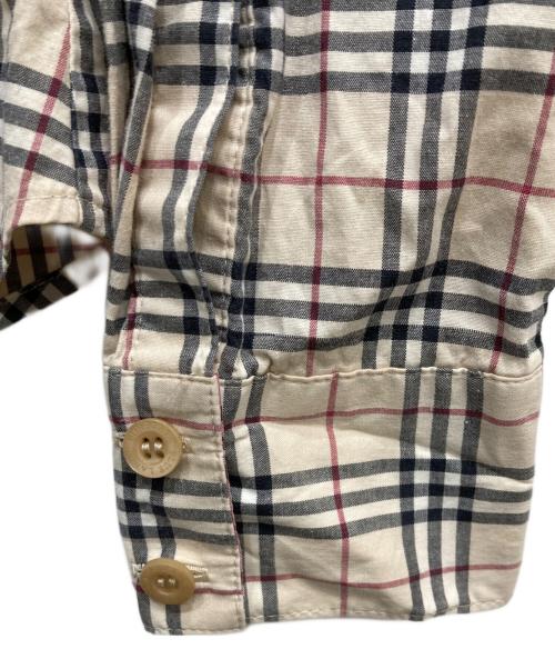 BURBERRY LONDON（バーバリーロンドン）BURBERRY LONDON (バーバリーロンドン) ノヴァチェックシャツ ベージュ サイズ:Mの古着・服飾アイテム