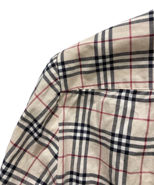 BURBERRY LONDON（バーバリーロンドン）BURBERRY LONDON (バーバリーロンドン) ノヴァチェックシャツ ベージュ サイズ:Mの古着・服飾アイテム