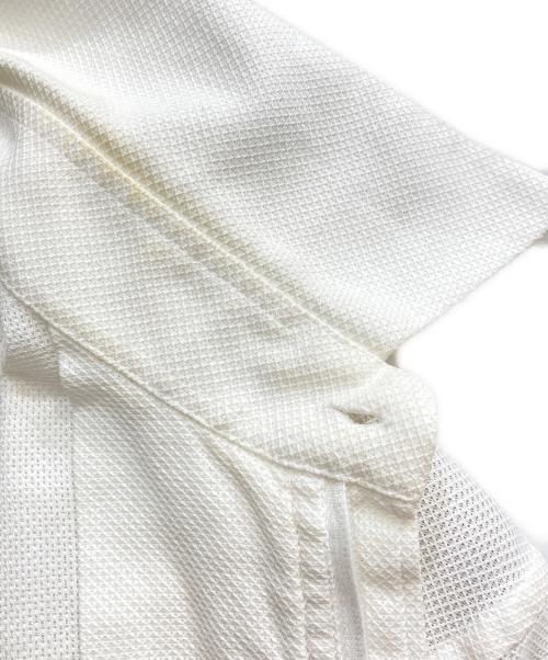 JIL SANDER（ジルサンダー）JIL SANDER (ジルサンダー) バイカラーシャツブルゾン ホワイト サイズ:表示なしの古着・服飾アイテム