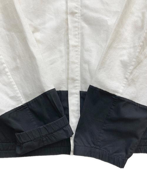 JIL SANDER（ジルサンダー）JIL SANDER (ジルサンダー) バイカラーシャツブルゾン ホワイト サイズ:表示なしの古着・服飾アイテム