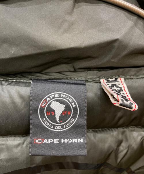 CAPEHORN（ケープホーン）CAPEHORN (ケープホーン) ダウンジャケット カーキ サイズ:44の古着・服飾アイテム