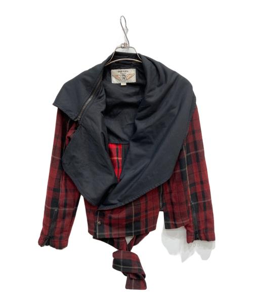 DIESEL（ディーゼル）DIESEL (ディーゼル) ジャケット レッド サイズ:XSの古着・服飾アイテム
