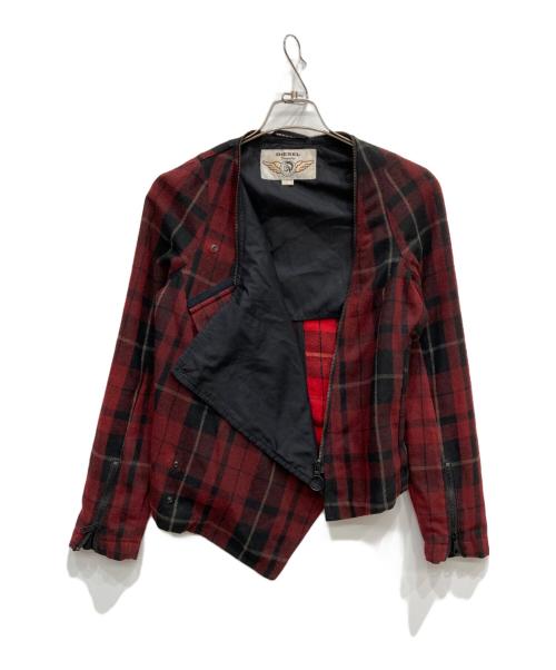 DIESEL（ディーゼル）DIESEL (ディーゼル) ジャケット レッド サイズ:XSの古着・服飾アイテム