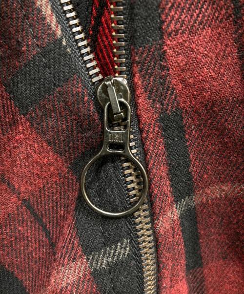 DIESEL（ディーゼル）DIESEL (ディーゼル) ジャケット レッド サイズ:XSの古着・服飾アイテム
