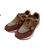 PAUL SMITHポールスミス）の古着「メッシュスウェード スニーカー」｜ブラウン