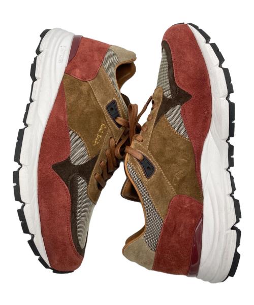 PAUL SMITH（ポールスミス）Paul Smith (ポールスミス) メッシュスウェード スニーカー ブラウン サイズ:26CMの古着・服飾アイテム