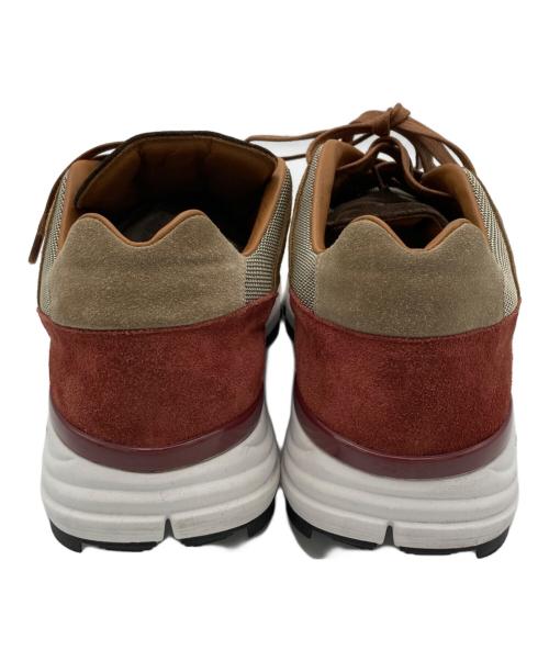 PAUL SMITH（ポールスミス）Paul Smith (ポールスミス) メッシュスウェード スニーカー ブラウン サイズ:26CMの古着・服飾アイテム