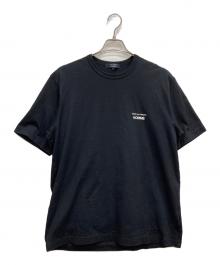 COMME des GARCONS HOMME（コムデギャルソン オム）の古着「ロゴプリントTシャツ」｜ブラック