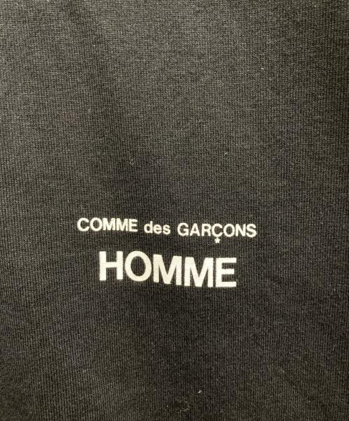 COMME des GARCONS HOMME（コムデギャルソン オム）COMME des GARCONS HOMME (コムデギャルソン オム) ロゴプリントTシャツ ブラック サイズ:Lの古着・服飾アイテム