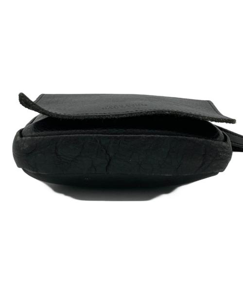 Jean Paul GAULTIER（ジャンポールゴルチェ）Jean Paul GAULTIER (ジャンポールゴルチェ) レザーショルダーバッグ ブラックの古着・服飾アイテム