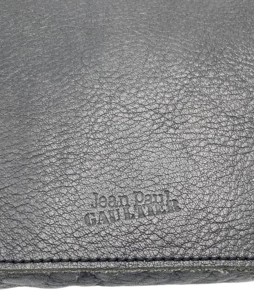 Jean Paul GAULTIER（ジャンポールゴルチェ）Jean Paul GAULTIER (ジャンポールゴルチェ) レザーショルダーバッグ ブラックの古着・服飾アイテム