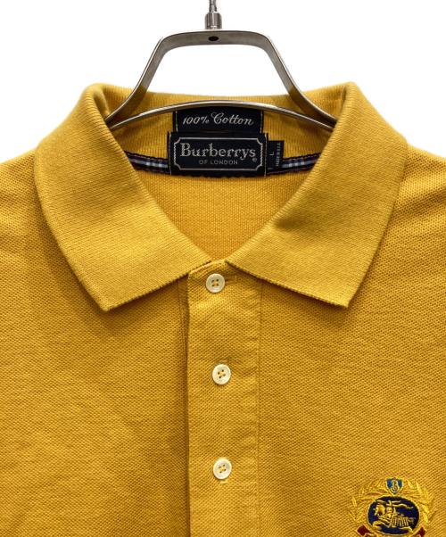 Burberry's（バーバリーズ）Burberry's (バーバリーズ) ポロシャツ イエロー サイズ:Lの古着・服飾アイテム