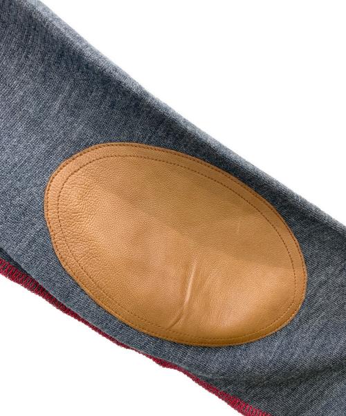 COMME des GARCONS JUNYA WATANABE MAN（コム デ ギャルソン ジュンヤ ワタナベ マン）COMME des GARCONS JUNYA WATANABE MAN (コム デ ギャルソン ジュンヤ ワタナベ マン) JOHN SMEDLEY (ジョンスメドレー) Vネックニット グレー サイズ:Lの古着・服飾アイテム