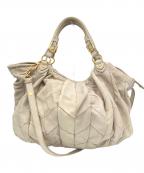 MIU MIUミュウミュウ）の古着「マテラッセ2WAYハンドバッグ」｜アイボリー