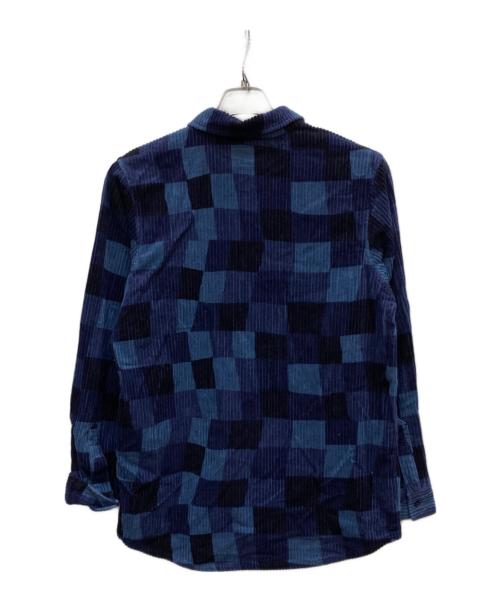 stussy（ステューシー）stussy (ステューシー) Wobbly Check LS Shirt ネイビー サイズ:Ｓの古着・服飾アイテム