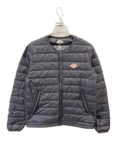 DANTON（ダントン）DANTON (ダントン) ノーカラーダウンジャケット ネイビー サイズ:SIZE34の古着・服飾アイテム