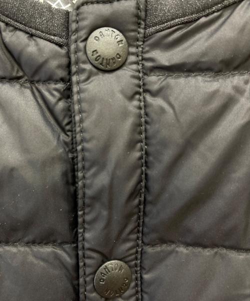 DANTON（ダントン）DANTON (ダントン) ノーカラーダウンジャケット ネイビー サイズ:SIZE34の古着・服飾アイテム