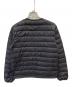 DANTON (ダントン) ノーカラーダウンジャケット ネイビー サイズ:SIZE34：9000円