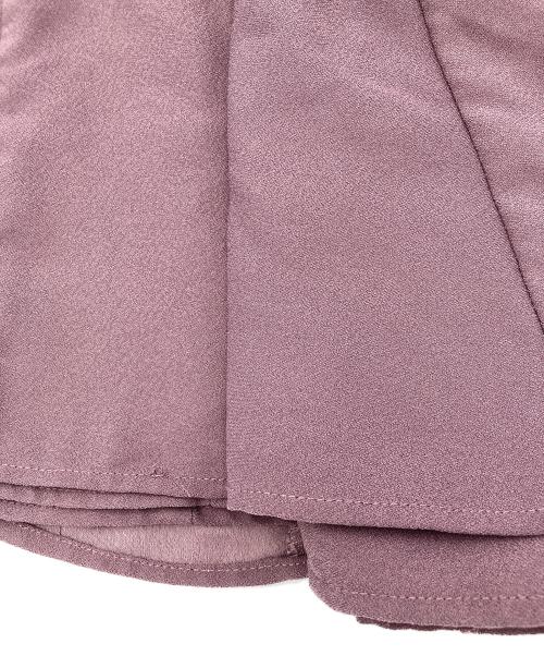 Snidel（スナイデル）Snidel (スナイデル) ハイウエストヘムフレアスカート パープルの古着・服飾アイテム