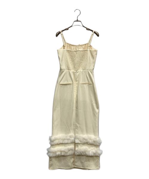 darich（ダーリッチ）darich (ダーリッチ) チュールベストキャミワンピース イエロー サイズ:FREEの古着・服飾アイテム