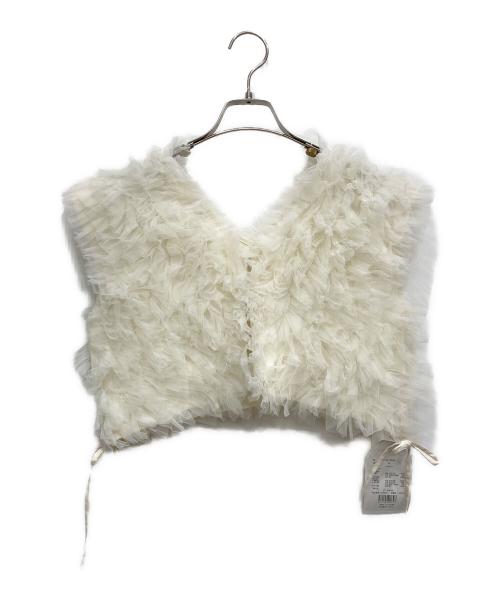 darich（ダーリッチ）darich (ダーリッチ) チュールベストキャミワンピース イエロー サイズ:FREEの古着・服飾アイテム