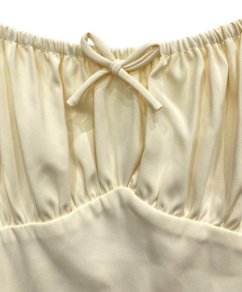 darich（ダーリッチ）darich (ダーリッチ) チュールベストキャミワンピース イエロー サイズ:FREEの古着・服飾アイテム