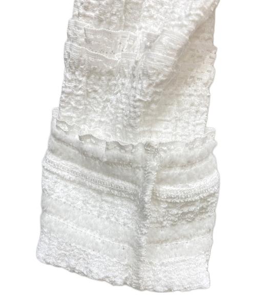 Snidel（スナイデル）Snidel (スナイデル) カーデセットカットレースワンピース ホワイト サイズ:FREEの古着・服飾アイテム