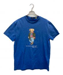 POLO RALPH LAUREN（ポロ・ラルフローレン）の古着「クラッシックフィットポロベアTシャツ」｜ブルー