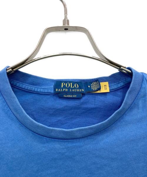 POLO RALPH LAUREN（ポロ・ラルフローレン）POLO RALPH LAUREN (ポロ・ラルフローレン) クラッシックフィットポロベアTシャツ ブルー サイズ:Mの古着・服飾アイテム
