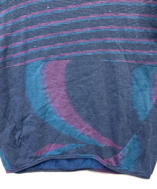 tamaki niime（タマキ ニイメ）tamaki niime (タマキ ニイメ) ボーダーTシャツ ブルー サイズ:Lの古着・服飾アイテム