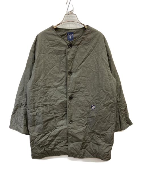 ORCIVAL（オーシバル）ORCIVAL (オーシバル) ノーカラーキルティングコート グレー サイズ:SIZE 1の古着・服飾アイテム