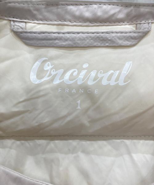 ORCIVAL（オーシバル）ORCIVAL (オーシバル) クルーネック ラウンドテール ライトダウンコート ホワイト サイズ:SIZE1の古着・服飾アイテム