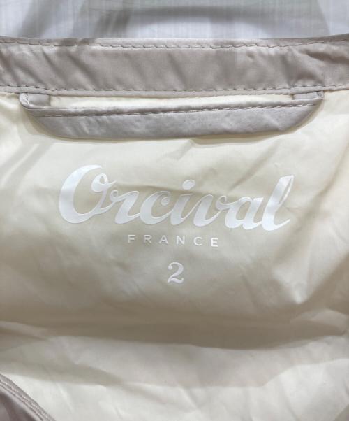 ORCIVAL（オーシバル）ORCIVAL (オーシバル) ライトダウン ショート ブルゾン ホワイト サイズ:SIZE2の古着・服飾アイテム