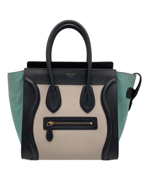 CELINE（セリーヌ）CELINE (セリーヌ) ラゲージ マイクロショッパー ブラックの古着・服飾アイテム