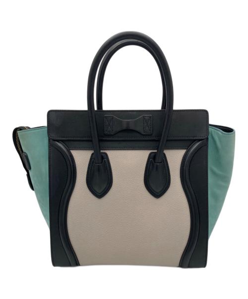 CELINE（セリーヌ）CELINE (セリーヌ) ラゲージ マイクロショッパー ブラックの古着・服飾アイテム