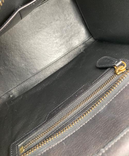 CELINE（セリーヌ）CELINE (セリーヌ) ラゲージ マイクロショッパー ブラックの古着・服飾アイテム