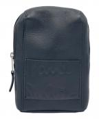 PAUL SMITHポールスミス）の古着「スラウチーレザー ミニショルダーバッグ」｜ブラック