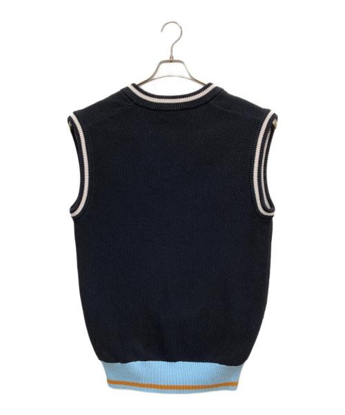 FRED PERRY（フレッドペリー）FRED PERRY (フレッドペリー) ニットベスト ブラック サイズ:Sの古着・服飾アイテム