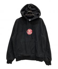 stussy（ステューシー）の古着「SS Link Logo Hoodie」｜ブラック