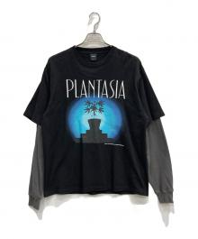 HUF（ハフ）の古着「PLANTASIAレイヤードカットソー」｜ブラック