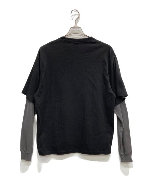 HUF（ハフ）HUF (ハフ) PLANTASIAレイヤードカットソー ブラック サイズ:Ⅿの古着・服飾アイテム