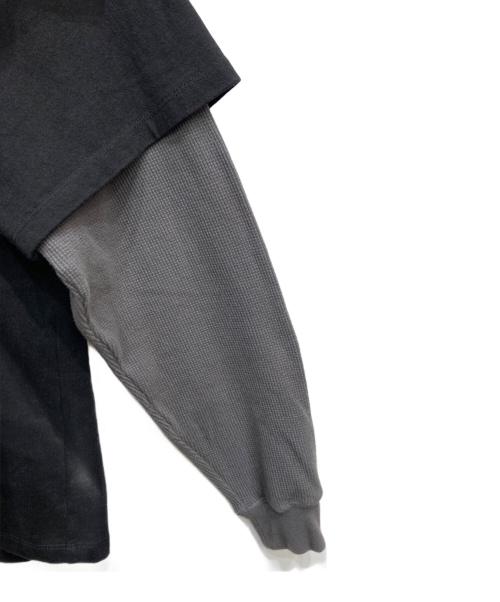 HUF（ハフ）HUF (ハフ) PLANTASIAレイヤードカットソー ブラック サイズ:Ⅿの古着・服飾アイテム