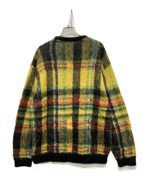 SUPREME（シュプリーム）Supreme (シュプリーム) Brushed Plaid Sweater イエロー サイズ:Lの古着・服飾アイテム