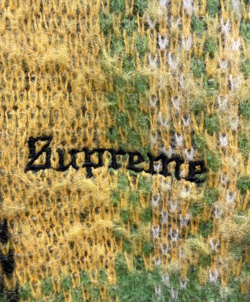 SUPREME（シュプリーム）Supreme (シュプリーム) Brushed Plaid Sweater イエロー サイズ:Lの古着・服飾アイテム
