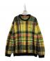 Supreme（シュプリーム）の古着「Brushed Plaid Sweater」｜イエロー