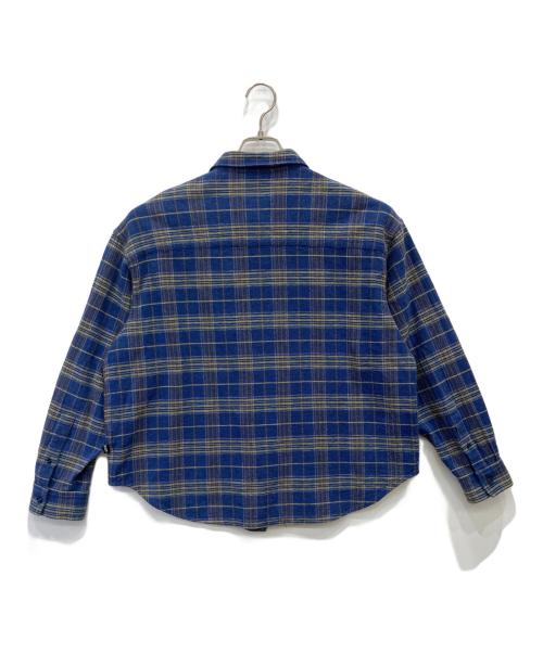 HUF（ハフ）HUF (ハフ) MEGABLAST PLAID LS SHIRT ブルー サイズ:Mの古着・服飾アイテム