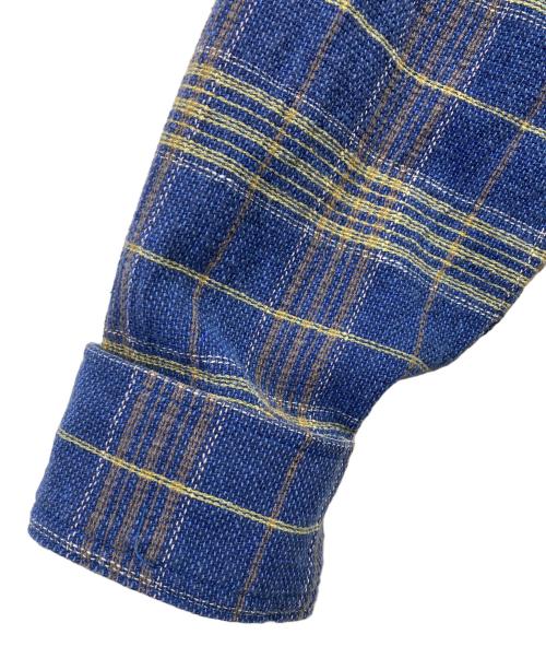 HUF（ハフ）HUF (ハフ) MEGABLAST PLAID LS SHIRT ブルー サイズ:Mの古着・服飾アイテム