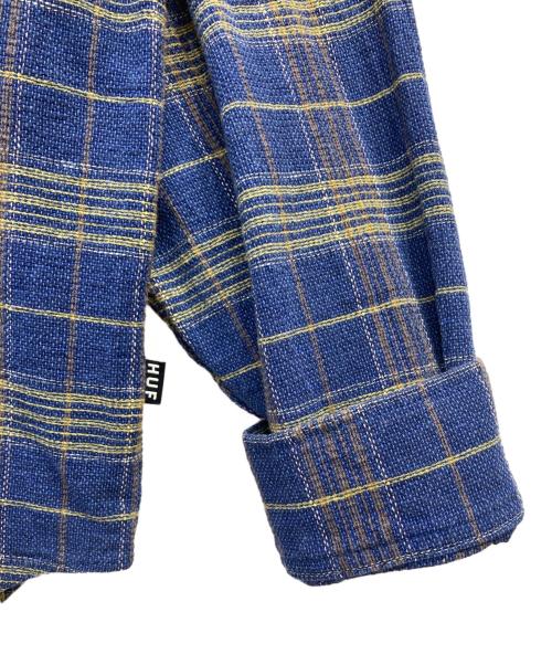 HUF（ハフ）HUF (ハフ) MEGABLAST PLAID LS SHIRT ブルー サイズ:Mの古着・服飾アイテム
